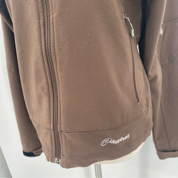 Cloudveil Jackson Wyoming Lightweight Brown Zip Up Jacket Small - Picture 3 of 7